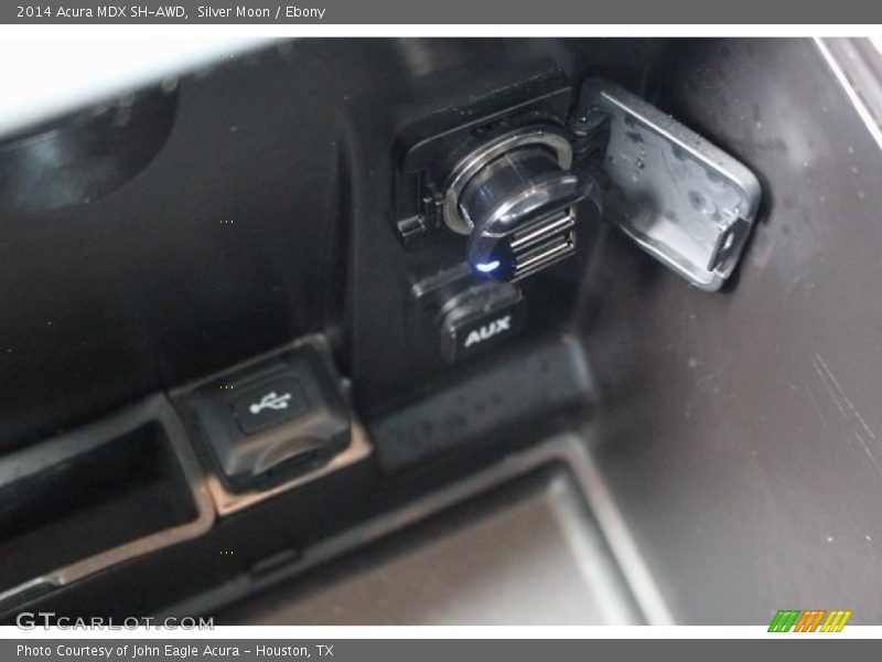 Silver Moon / Ebony 2014 Acura MDX SH-AWD