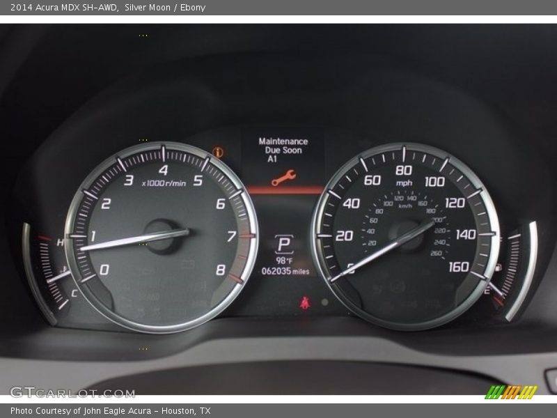 Silver Moon / Ebony 2014 Acura MDX SH-AWD