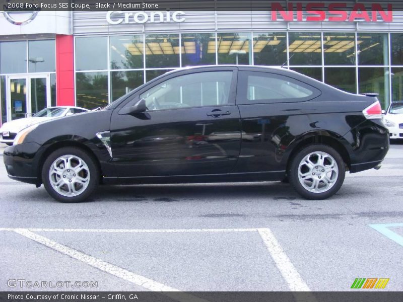 Black / Medium Stone 2008 Ford Focus SES Coupe