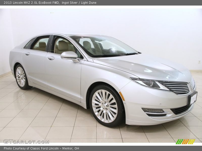 Ingot Silver / Light Dune 2013 Lincoln MKZ 2.0L EcoBoost FWD