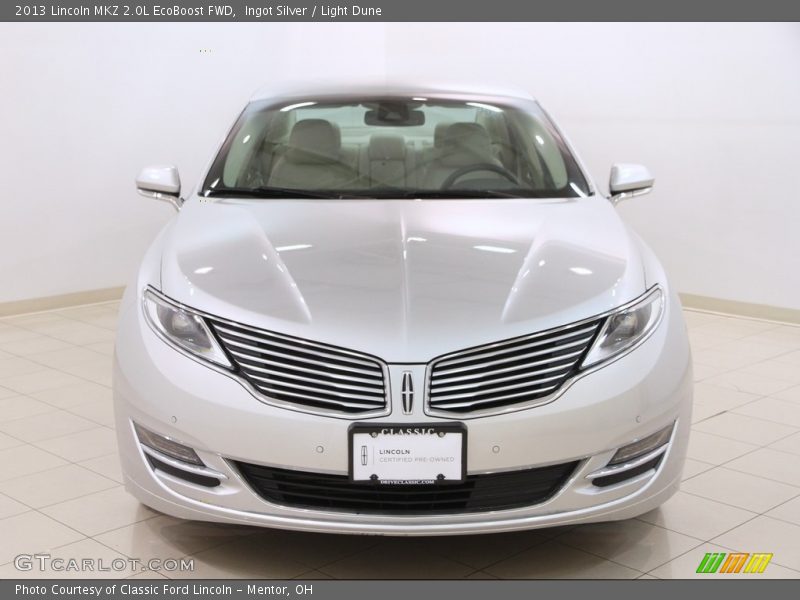 Ingot Silver / Light Dune 2013 Lincoln MKZ 2.0L EcoBoost FWD