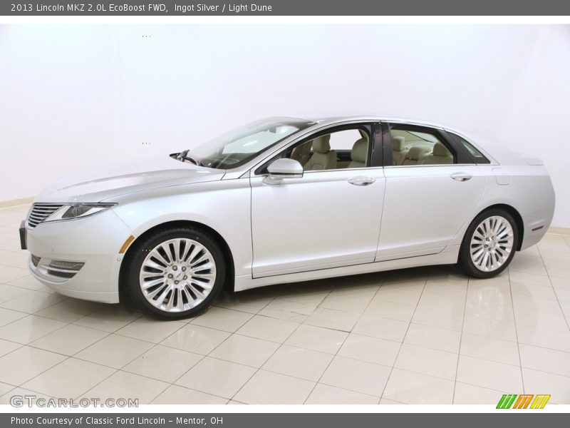 Ingot Silver / Light Dune 2013 Lincoln MKZ 2.0L EcoBoost FWD