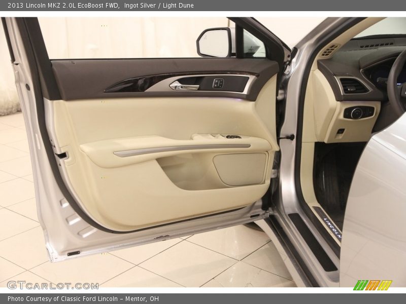 Ingot Silver / Light Dune 2013 Lincoln MKZ 2.0L EcoBoost FWD
