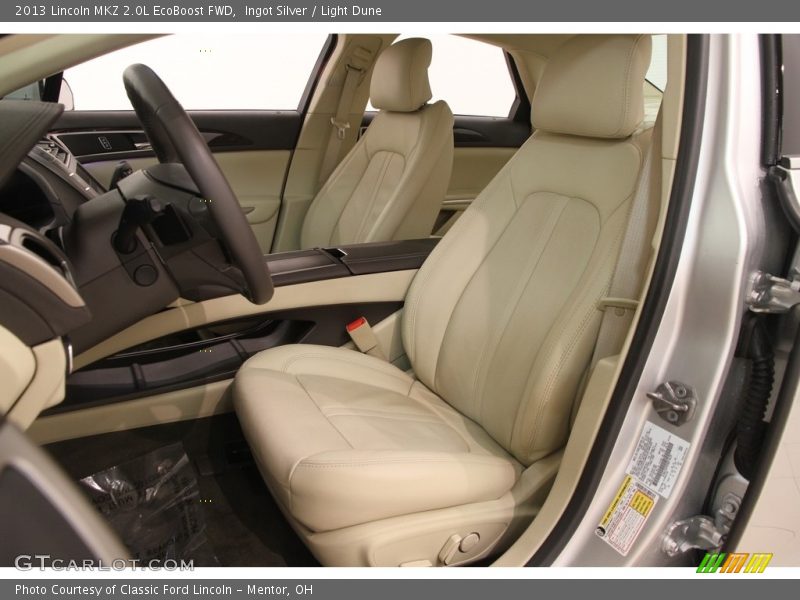 Ingot Silver / Light Dune 2013 Lincoln MKZ 2.0L EcoBoost FWD