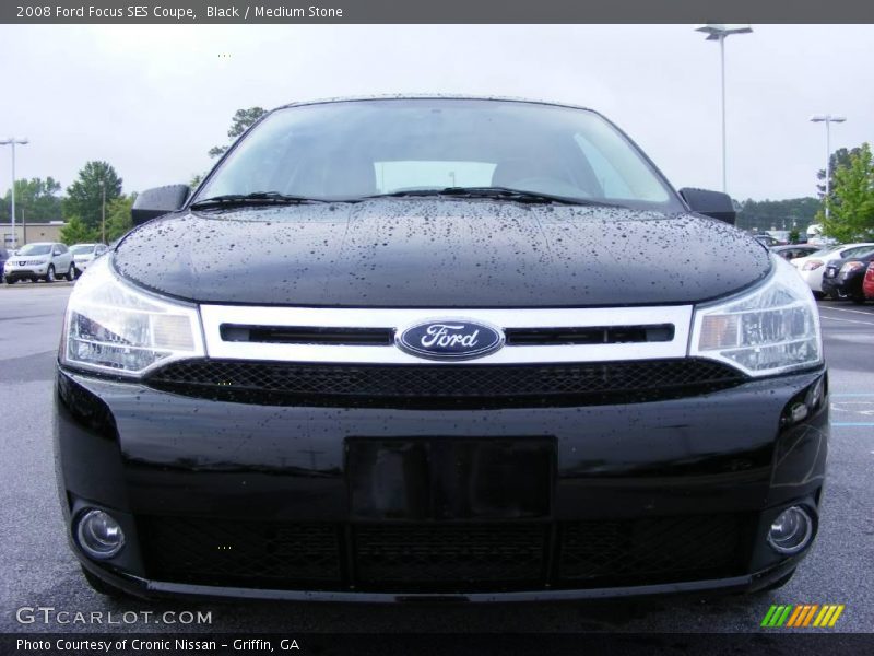 Black / Medium Stone 2008 Ford Focus SES Coupe
