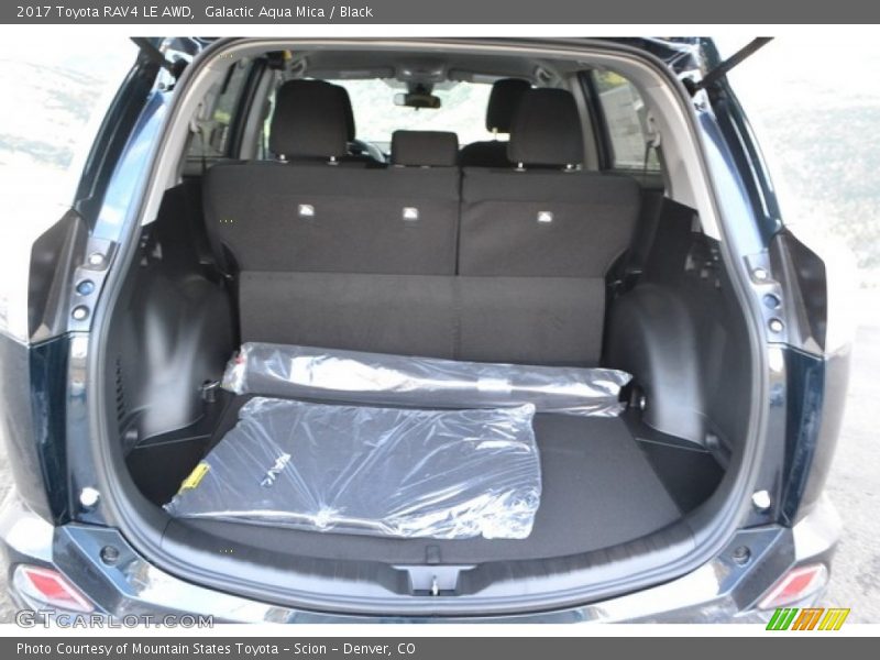 Galactic Aqua Mica / Black 2017 Toyota RAV4 LE AWD