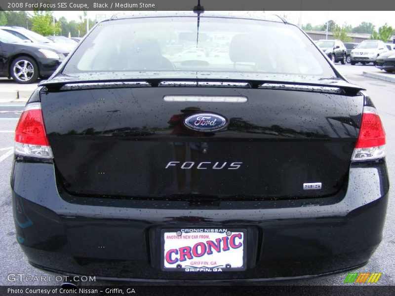 Black / Medium Stone 2008 Ford Focus SES Coupe