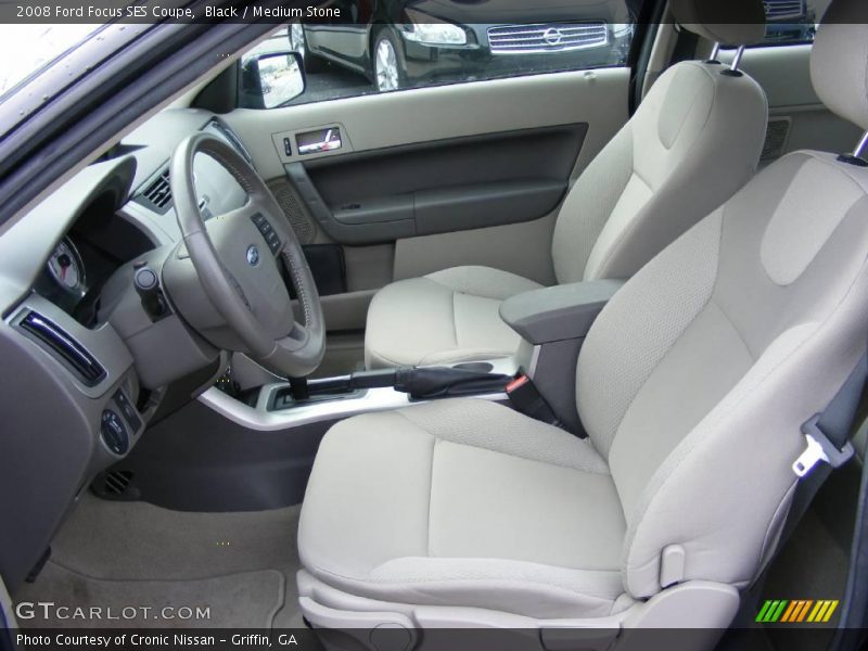 Black / Medium Stone 2008 Ford Focus SES Coupe
