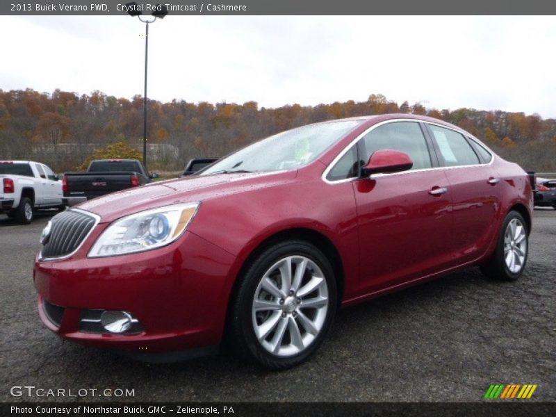 Crystal Red Tintcoat / Cashmere 2013 Buick Verano FWD