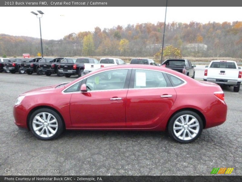 Crystal Red Tintcoat / Cashmere 2013 Buick Verano FWD