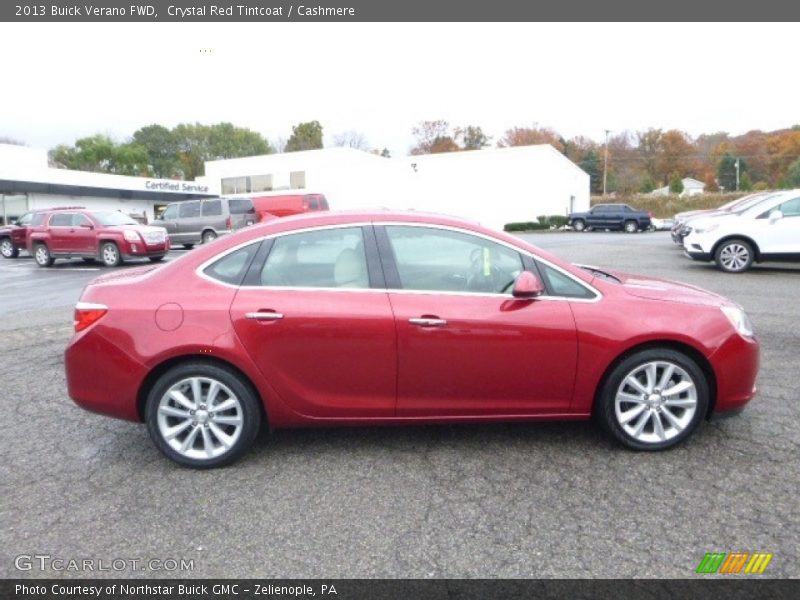 Crystal Red Tintcoat / Cashmere 2013 Buick Verano FWD