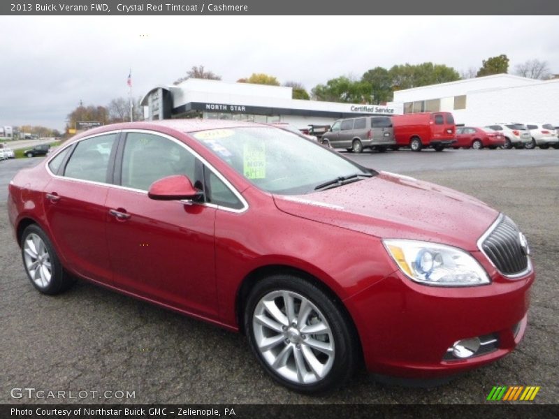 Crystal Red Tintcoat / Cashmere 2013 Buick Verano FWD