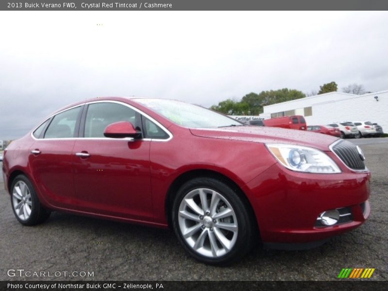 Crystal Red Tintcoat / Cashmere 2013 Buick Verano FWD