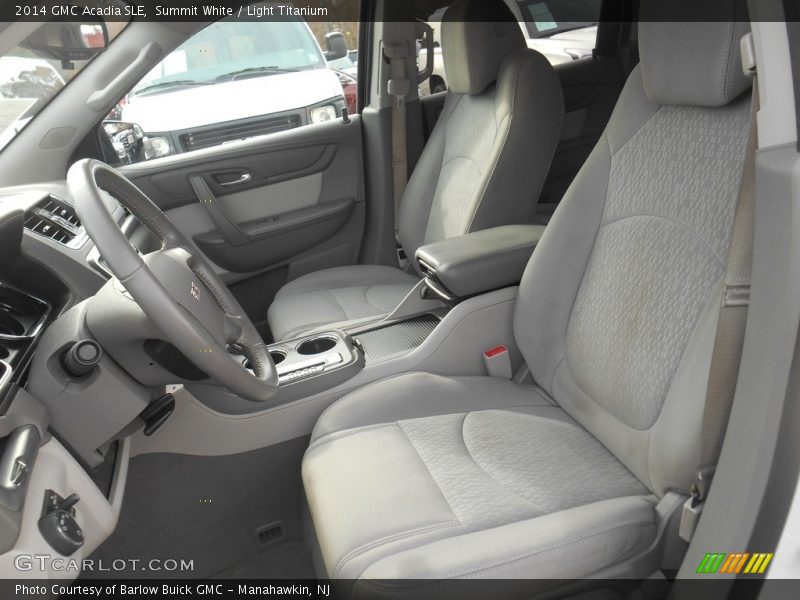 Summit White / Light Titanium 2014 GMC Acadia SLE