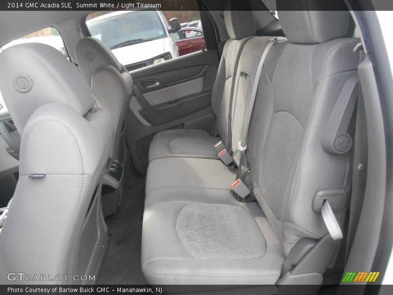 Summit White / Light Titanium 2014 GMC Acadia SLE