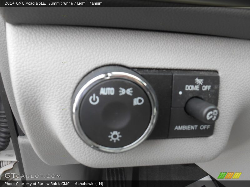 Summit White / Light Titanium 2014 GMC Acadia SLE