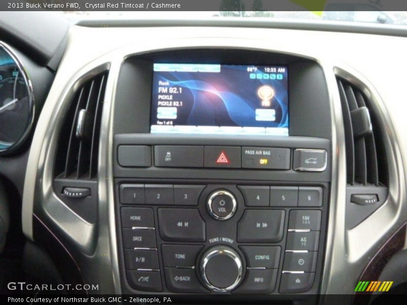 Crystal Red Tintcoat / Cashmere 2013 Buick Verano FWD