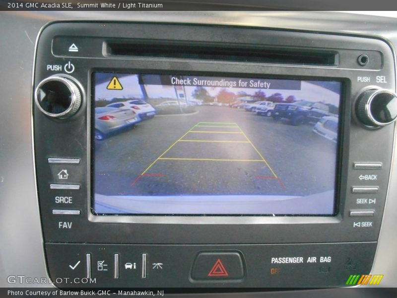 Summit White / Light Titanium 2014 GMC Acadia SLE