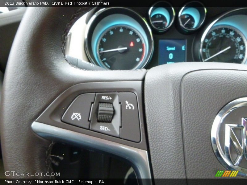 Crystal Red Tintcoat / Cashmere 2013 Buick Verano FWD