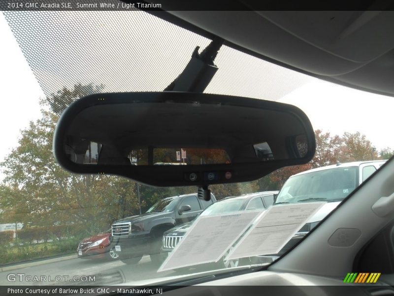 Summit White / Light Titanium 2014 GMC Acadia SLE