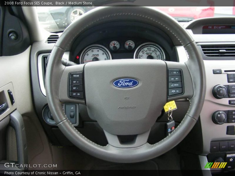 Black / Medium Stone 2008 Ford Focus SES Coupe