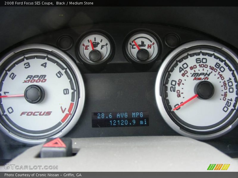 Black / Medium Stone 2008 Ford Focus SES Coupe