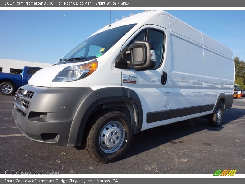 Front 3/4 View of 2017 ProMaster 3500 High Roof Cargo Van