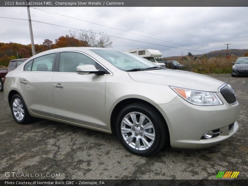 Champagne Silver Metallic / Cashmere 2013 Buick LaCrosse FWD