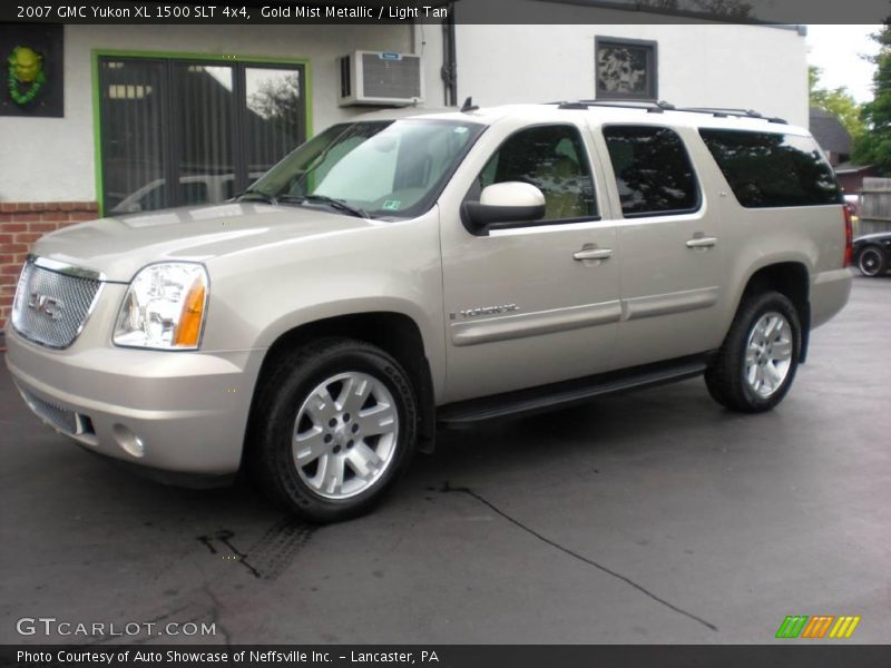 Gold Mist Metallic / Light Tan 2007 GMC Yukon XL 1500 SLT 4x4