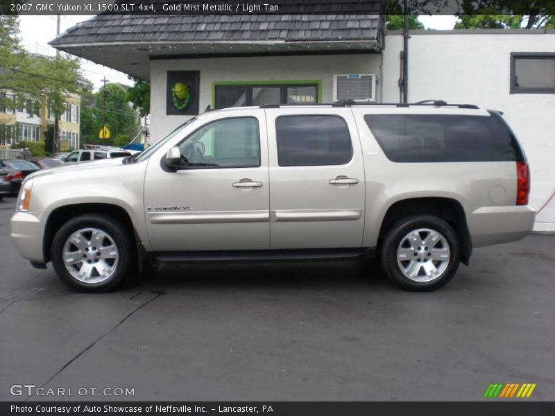 Gold Mist Metallic / Light Tan 2007 GMC Yukon XL 1500 SLT 4x4