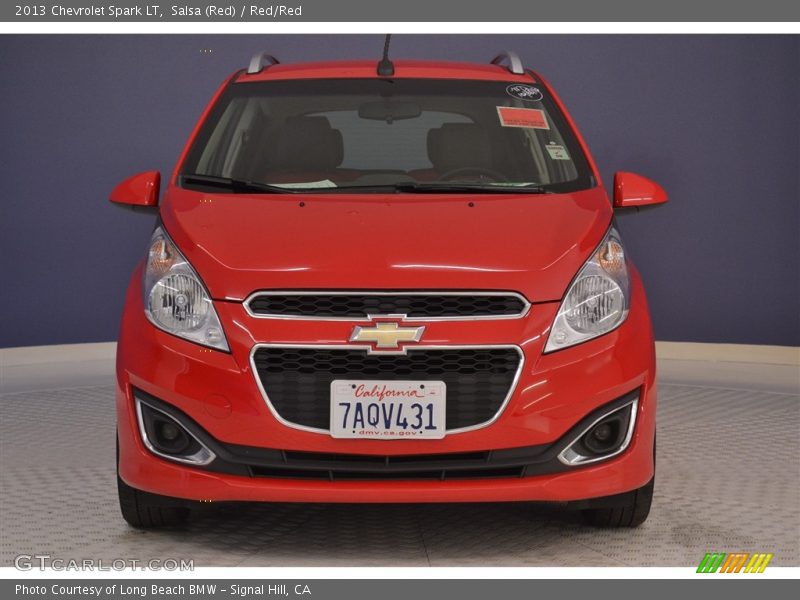 Salsa (Red) / Red/Red 2013 Chevrolet Spark LT
