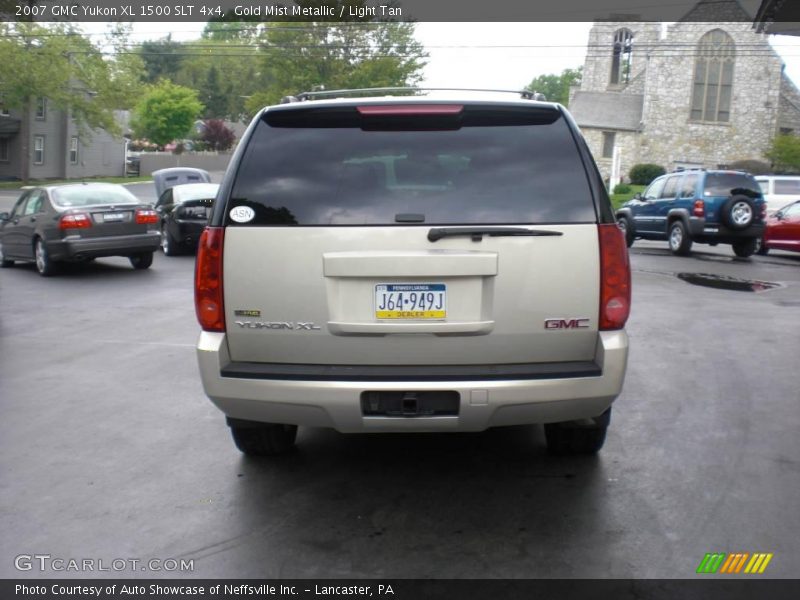 Gold Mist Metallic / Light Tan 2007 GMC Yukon XL 1500 SLT 4x4
