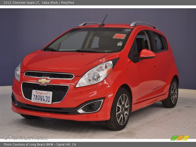 Salsa (Red) / Red/Red 2013 Chevrolet Spark LT
