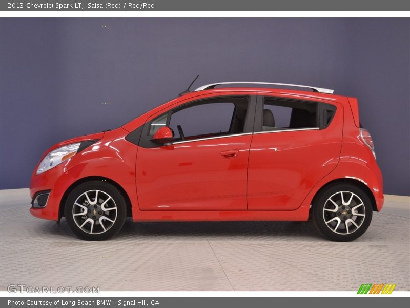 Salsa (Red) / Red/Red 2013 Chevrolet Spark LT