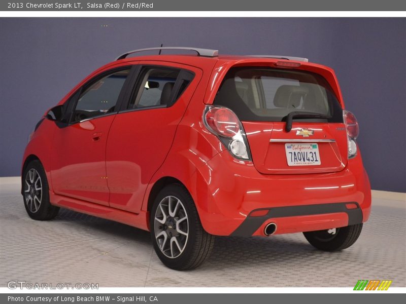 Salsa (Red) / Red/Red 2013 Chevrolet Spark LT