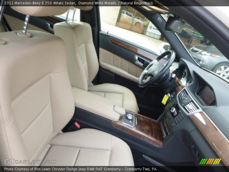 Diamond White Metallic / Natural Beige/Black 2011 Mercedes-Benz E 350 4Matic Sedan