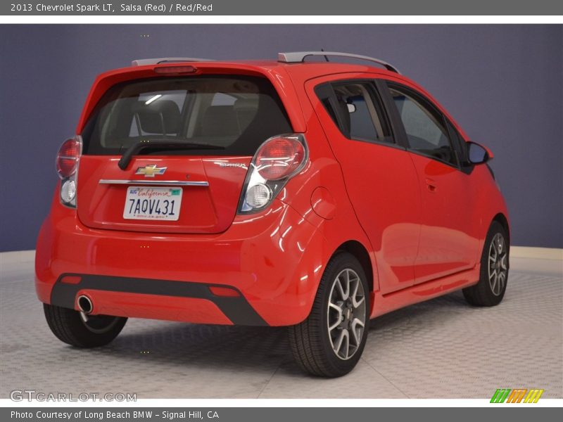 Salsa (Red) / Red/Red 2013 Chevrolet Spark LT