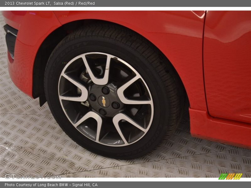 Salsa (Red) / Red/Red 2013 Chevrolet Spark LT