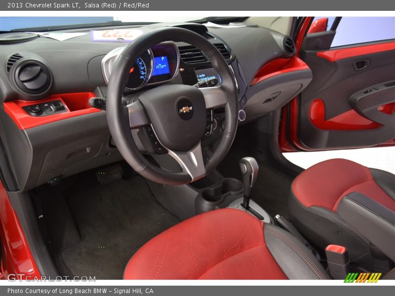 Salsa (Red) / Red/Red 2013 Chevrolet Spark LT