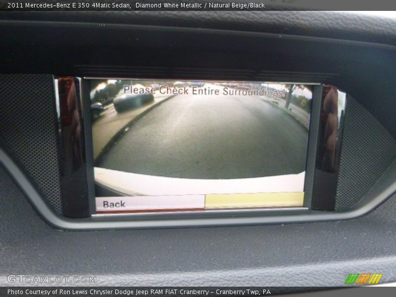 Diamond White Metallic / Natural Beige/Black 2011 Mercedes-Benz E 350 4Matic Sedan