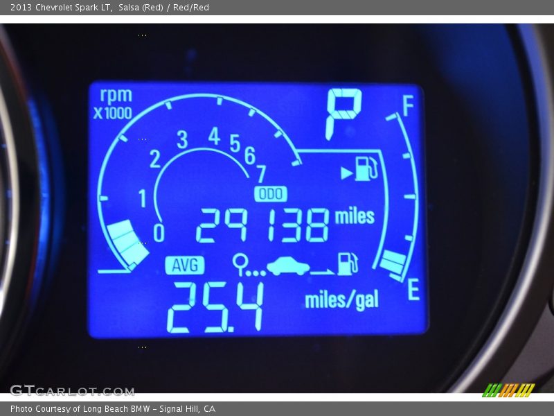 Salsa (Red) / Red/Red 2013 Chevrolet Spark LT