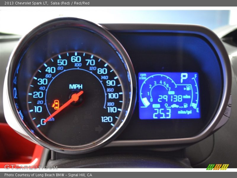 Salsa (Red) / Red/Red 2013 Chevrolet Spark LT