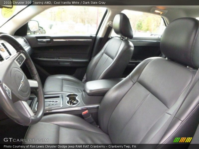 Cool Vanilla White / Dark Slate Gray 2010 Chrysler 300 Touring AWD
