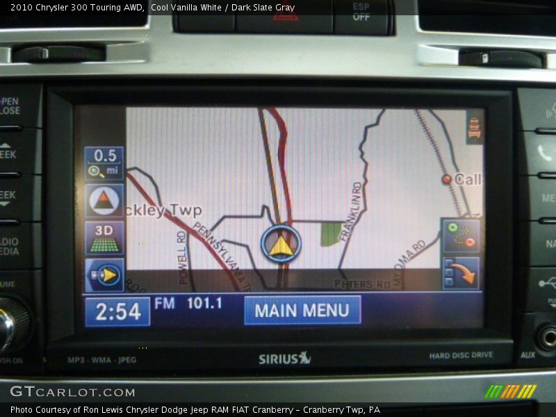Cool Vanilla White / Dark Slate Gray 2010 Chrysler 300 Touring AWD