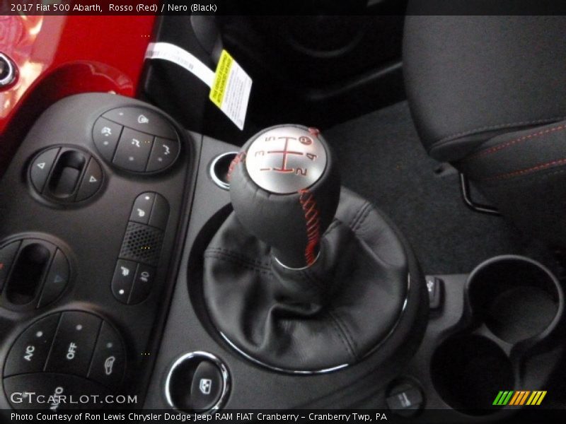  2017 500 Abarth 5 Speed Manual Shifter