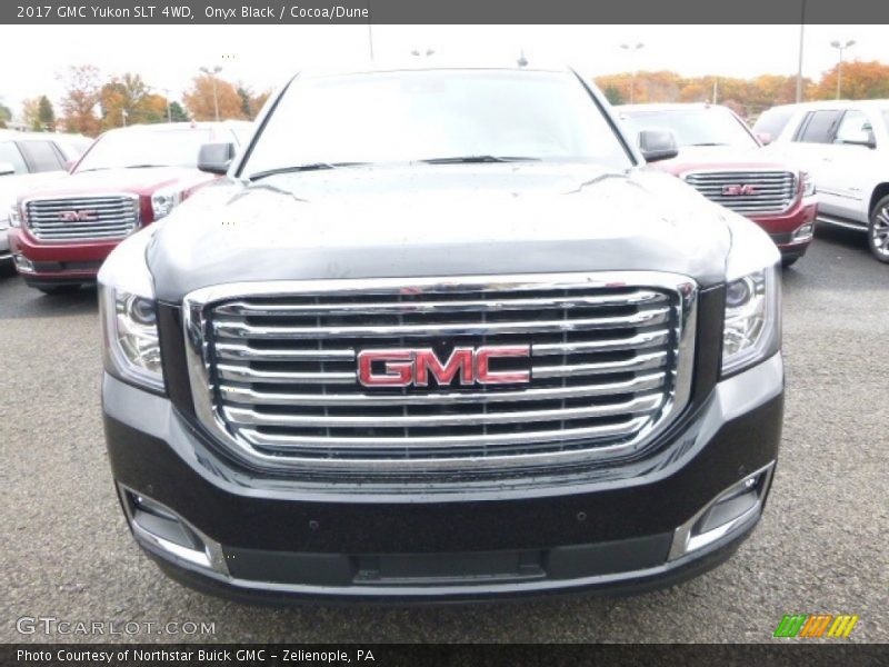 Onyx Black / Cocoa/Dune 2017 GMC Yukon SLT 4WD