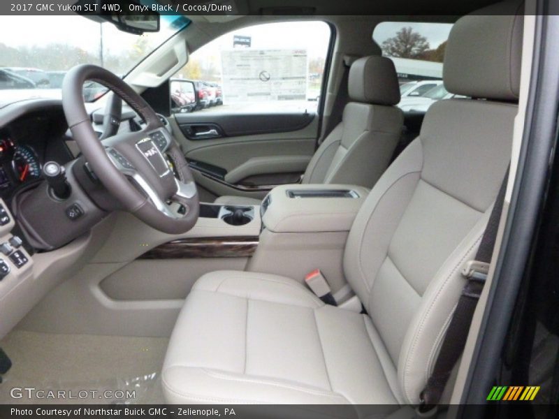 Front Seat of 2017 Yukon SLT 4WD