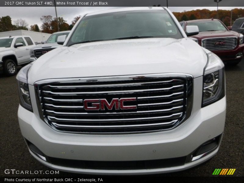 White Frost Tricoat / Jet Black 2017 GMC Yukon SLT 4WD