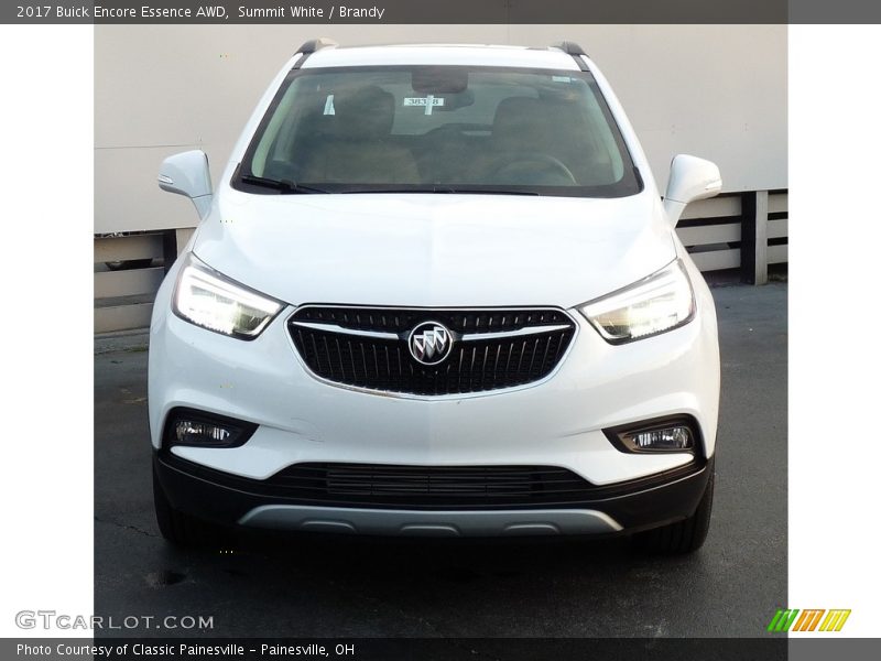 Summit White / Brandy 2017 Buick Encore Essence AWD