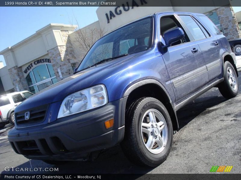 Supermarine Blue Pearl / Charcoal 1999 Honda CR-V EX 4WD